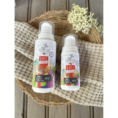 Lait corps bio au lait d'ânesse, à la menthe & l'eucalyptus