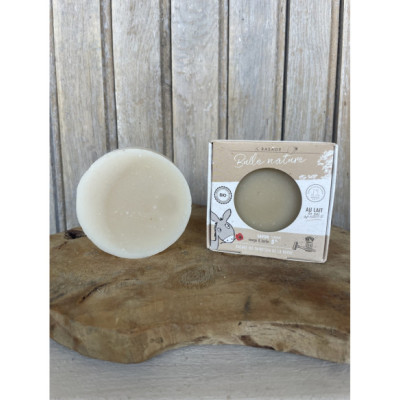 Savon de rasage bio surgras au lait d'ânesse